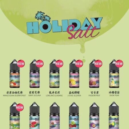 《買五送一》HOLIDAY Salt 假日煙油 30ml