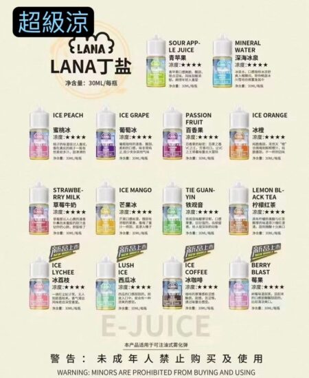 清倉-最新版正品拉娜油LANA拉娜油極冰娜拉油LANA LANAVAPEM原廠拉娜油最新版 買五送一拉娜超涼油